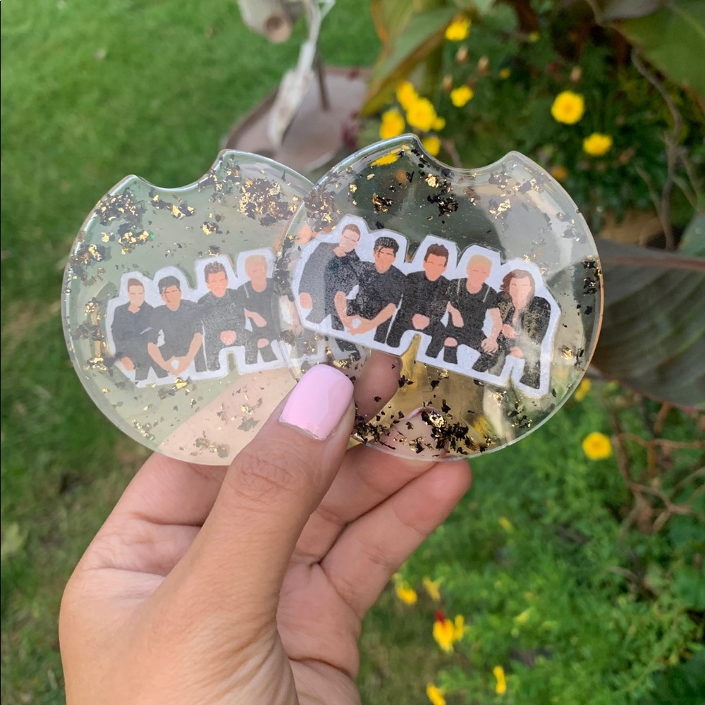 One Direction Car Coasters